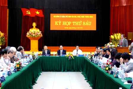 Khai mạc kỳ họp thứ sáu của Hội đồng Lý luận, phê bình văn học, nghệ thuật Trung ương