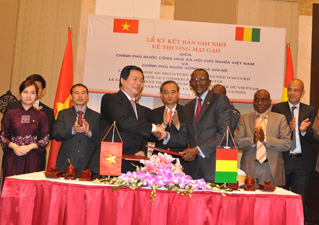 Vietnam continues selling rice to Guinea