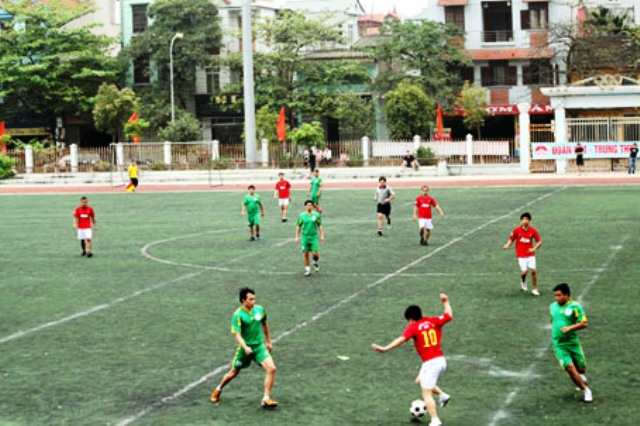 Khai mạc giải bóng đá nam tỉnh Vĩnh Phúc năm 2013