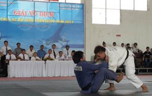 2013年全国俱乐部柔道锦标赛：平顺省一号队在金牌榜上居首位