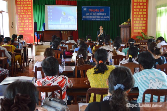 Bạc Liêu đẩy mạnh công tác truyền thông dân số