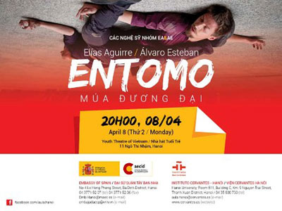 西班牙当代舞蹈表演晚会将在河内举行