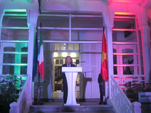 Inauguration d une Maison de l’Italie à Hanoi