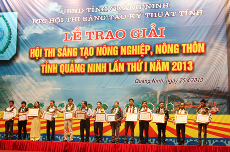 Hội thi sáng tạo nông nghiệp, nông thôn tỉnh Quảng Ninh lần thứ I - 2013