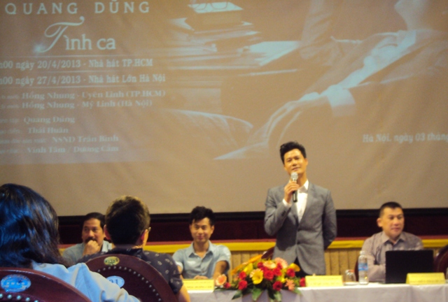 Quang Dũng trở lại với “Tình ca”