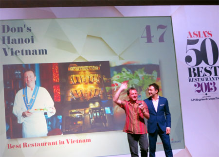 Don’s restaurant listed in Asia’s top 50 restaurants