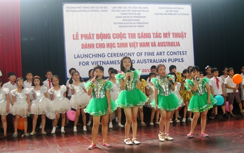 Concours de création artistique pour les élèves vietnamiens et australiens