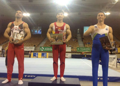 2013年体操世界杯斯洛文尼亚站：范福兴夺得了金牌