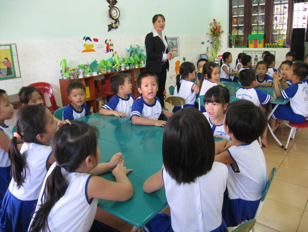 Hà Nội 100 trẻ mẫu giáo được học Chương trình giáo dục mầm non mới