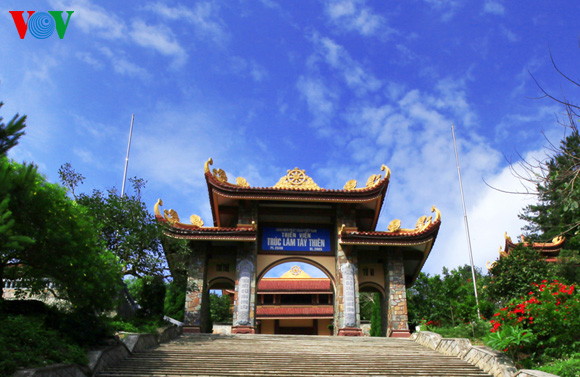Peaceful Truc Lam Tay Thien zen monastery