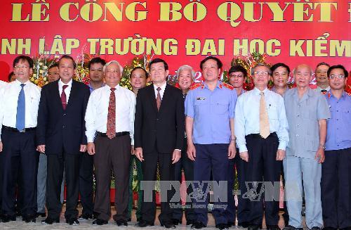 Lễ công bố Quyết định thành lập Trường Đại học Kiểm sát Hà Nội