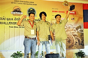 Local duo drive to off-road victory in Quang Ninh