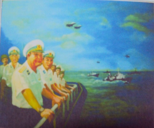 Triển lãm tranh “Trường Sa - lũy thép - quê hương”
