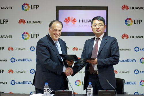 Huawei becomes technological partner of Spanish professional Football League