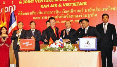 Vietjet Air and Kan Air joint-venture established
