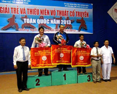 2013年第14届全国青少年传统武术锦标赛在广义省闭幕