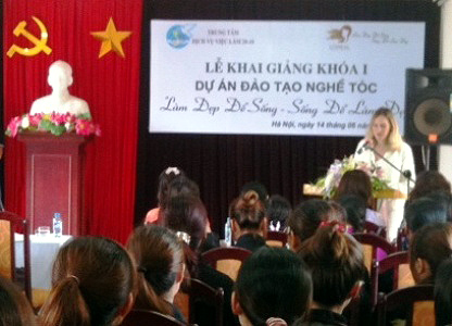 Đào tạo nghề miễn phí cho phụ nữ khó khăn