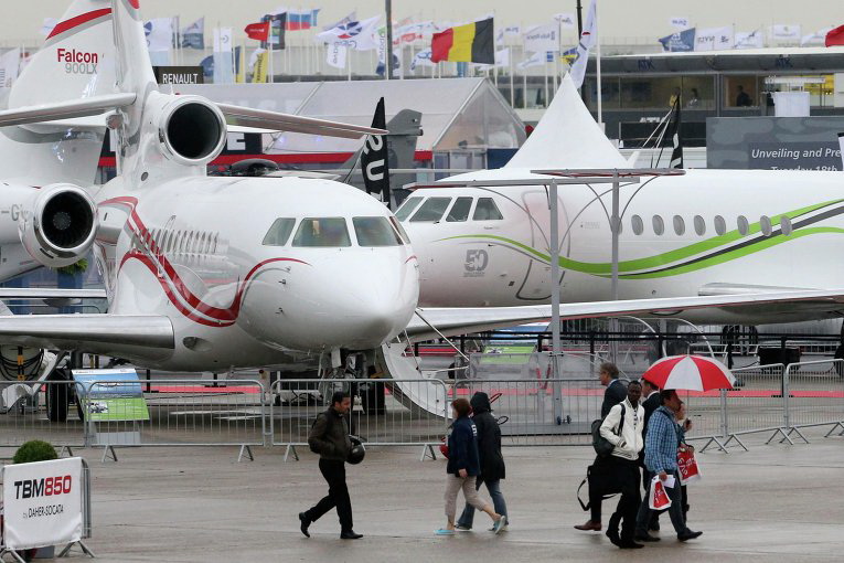 Close-up of International Paris Air Show 2013