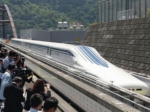 Japan’s latest model superconducting trains unveiled