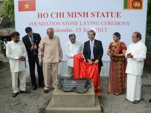 President Ho Chi Minh Monument erected in Sri Lanka
