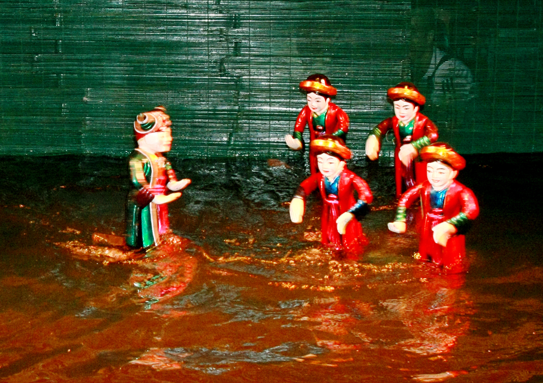 Water puppetry and folklore game festival in Binh Thuan province