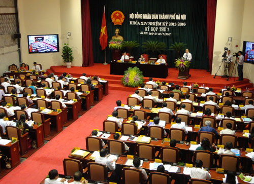 Khai mạc kỳ họp thứ 7 HĐND Thành phố Hà Nội khóa XIV