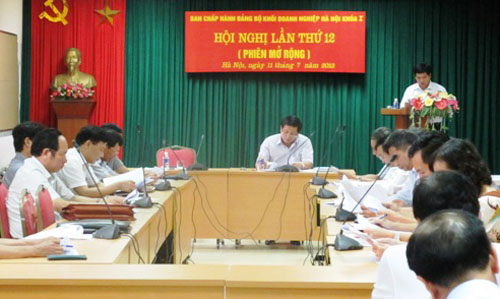 Đảng bộ Khối Doanh nghiệp Hà Nội Triển khai nhiệm vụ trọng tâm 6 tháng cuối năm 2013