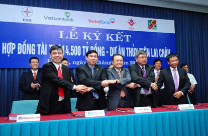 Lễ ký kết Hợp đồng tín dụng thương mại vay vốn đầu tư xây dựng Dự án Thủy điện Lai Châu