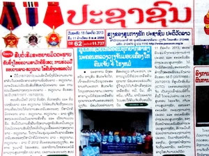 Lao newspaper praises Vietnam’s help