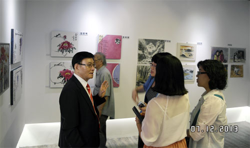 Korean contemporary fine arts exhibition in Hanoi