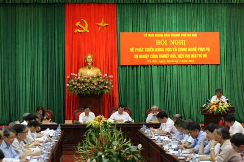 Hà Nội Phát triển khoa học và công nghệ phục vụ công nghiệp hóa, hiện đại hóa