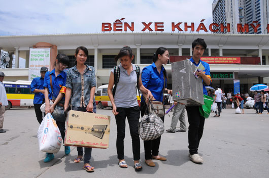 Hà Nội Tăng cường xe phục vụ kỳ thi đại học, cao đẳng 2013