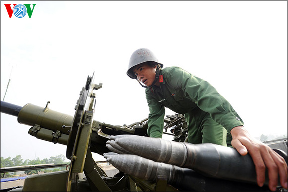 Visiting 210th Air Defence Artillery Brigade