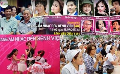 Mang âm nhạc đến bệnh viện nhân Ngày Thương binh, liệt sĩ