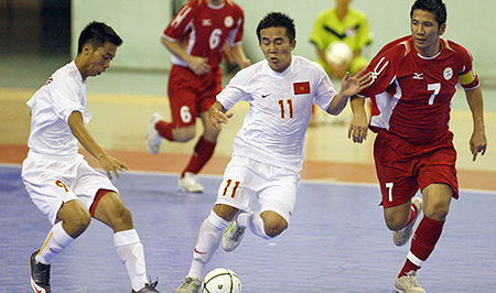Futsal des qualifications du Championnat d Asie 2014 au Vietnam