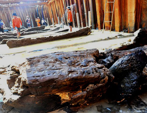 Another ancient ship uncovered in Quang Ngai