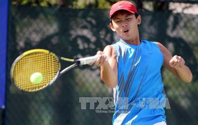 2013年全国优秀青少年网球赛：胡志明市队获得团体第一名