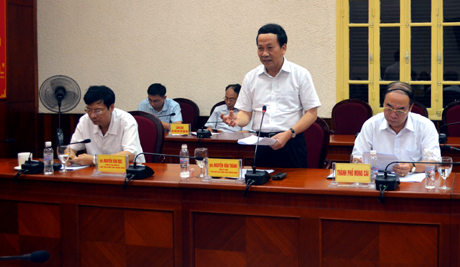 外交部工作代表团与广宁省骨干领导举行工作会议