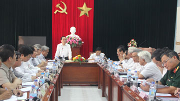 Kiểm tra việc thực hiện Nghị quyết Trung ương 4 khóa XI và Chỉ thị 03 của Bộ Chính trị tại Phú Yên