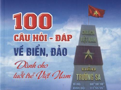 Ra mắt sách 100 câu hỏi - đáp về biển, đảo dành cho tuổi trẻ Việt Nam