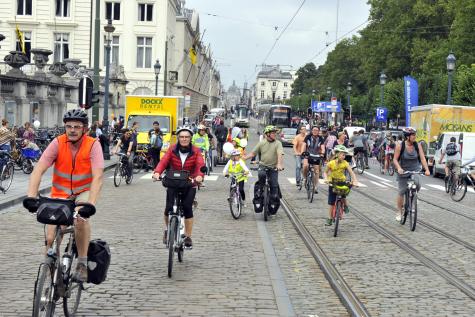 Forte baisse de la pollution à la Journée sans voiture à Bruxelles