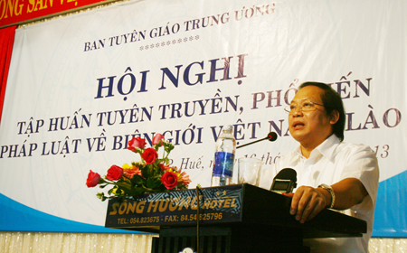 Training course on Vietnam – Lao border laws