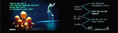 Unique value of young Japanese dancer at Europe meets Asia in contemporary dance 2013