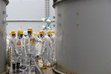 Japon un flux d eau souterraine localisée à Fukushima