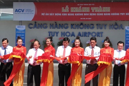 Tuy Hoa Airport’s civil aviation zone inaugurated