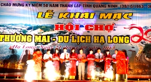 Ouverture de la foire commerciale et touristique d’Ha Long 2013