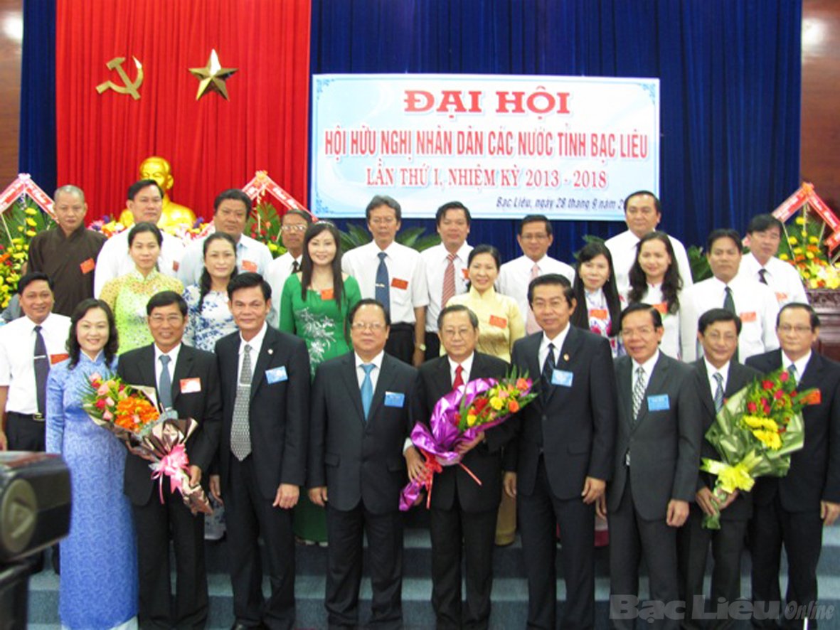 Đại hội Hội Hữu nghị nhân dân các nước tỉnh Bạc Liêu lần thứ I, nhiệm kỳ 2013 – 2018