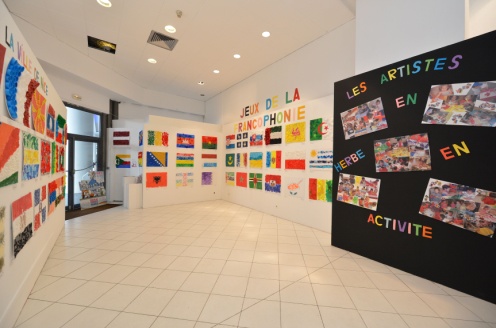 Vernissage de l’exposition «Les Jeux de la Francophonie vus par les tout petits»