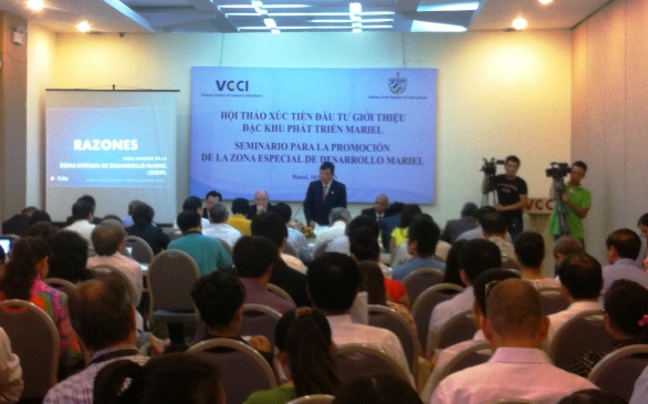 Promoting investment to Mariel economic development zone