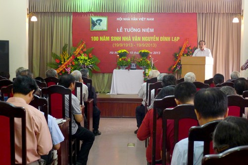 Tưởng niệm 100 năm ngày sinh nhà văn Nguyễn Đình Lạp